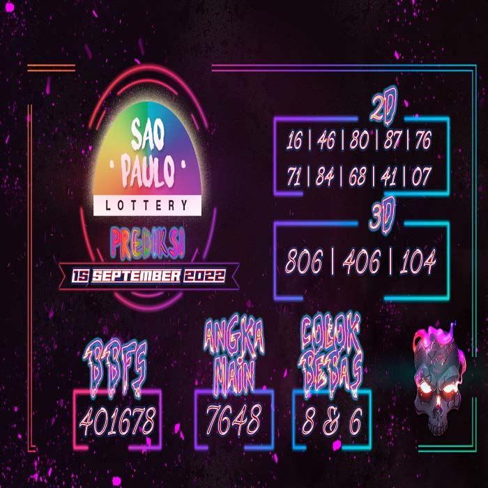 PREDIKSI SAO PAULO TERJITU LENGKAP HARI KAMIS